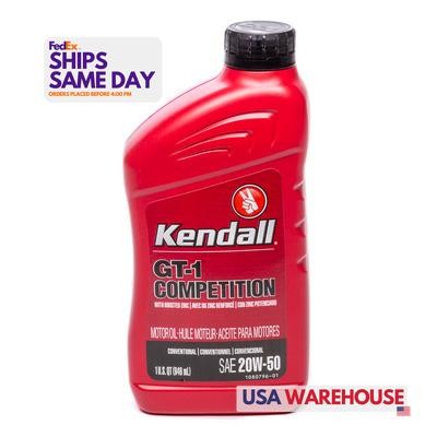 Kendall Oil 1081174, One Kendall 20W50 Gt-1 High Performance Oil 1Qt Performance