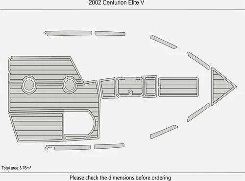 DuraEVA Seadek EVA Foam Boat flooring 2002 Centurion Elite V