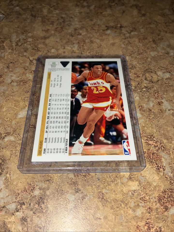 1991-92 Upper Deck - Doc Rivers #46 - Image 2 of 2