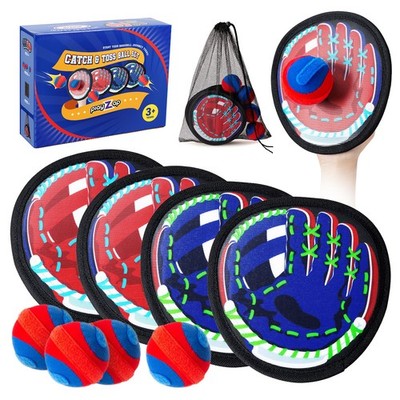 Toss and Catch Ball Set Ultra Soft Fabric - Birthday Gift for Toddlers Boys G...