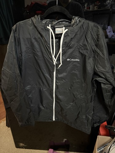 Columbia Flash Forward Windbreaker Damengröße Large schwarz leicht gebraucht, in einwandfreiem Zustand - Bild 1 von 5