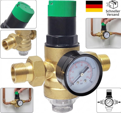 Druckminderer Wasser 1 Zoll Druckminderer DN 32, Druckminderer Wasser, Messing W