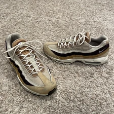 Nike Air Max 95 Premium Running Shoes Desert/Tan/Purple #538416-205 Men’s Sz 12