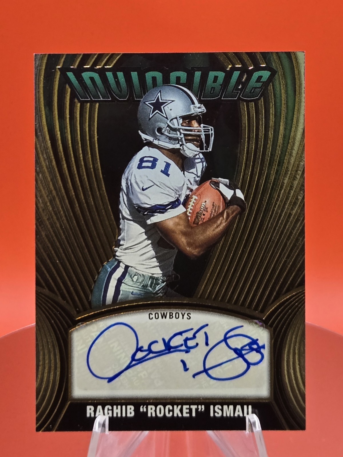 Raghib "Rocket" Ismail #INV-RAI 2022 Panini Chronicles Football Invincible Autographs