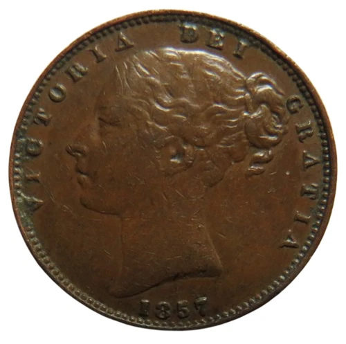 1857 Victoria Farthing — photo from the most recent tracked eBay sale