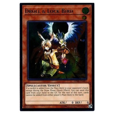 Yu-Gi-Oh! OTS Tournament Pack 8 Droll & Lock Bird (Ultimate Rare) OP08-DE001 PO