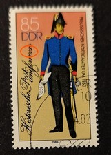 DDR, Mi-Nr. 2999 mit Plattenfehler auf F 7 , gestempelt / 08