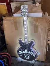 Jack Daniels Old no. 7 brand led sign guitar