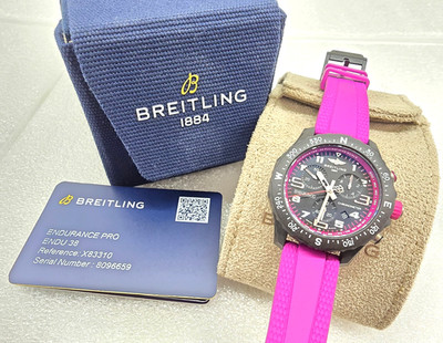 Breitling Endurance Pro 38 Chronograph Purple & Black Unisex Watch X83310