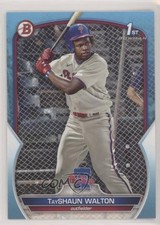 2023 Bowman Draft Sky Blue /499 TayShaun Walton #BD-183 jc3