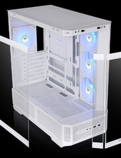 Thermaltake CA-11N-00M6WN-00 View 370 TG ARGB Snow Mid Tower Chassis