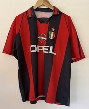 Vintage 90s AC Milan Leonardo Araújo #18 Home Soccer Jersey XL Runs L Kit