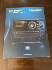 Sirius XM Onyx Satellite Radio & Dock And Play Plus Home Kit  Open Box