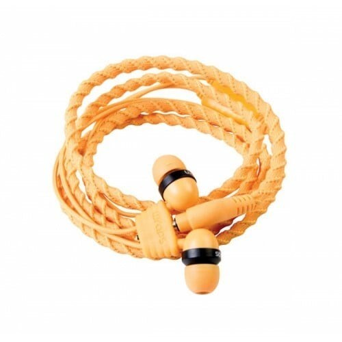Wraps In Ear-Wristband Earphones Wearable, 3.5mm Jack-Braided-Sunrise (With Mic) - Picture 21 of 24