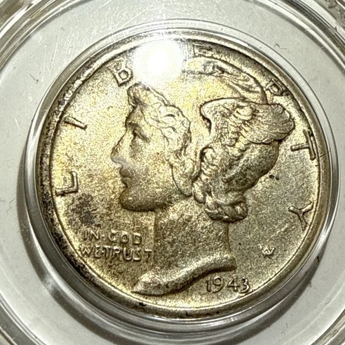 1943 D Mercury Dime - UNC- close to FB Shown TONE See Pics