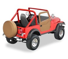 Bestop 51778-37 Fabric Door Set Spice 2 Pc. Front For 1976-1986 Jeep Cj7