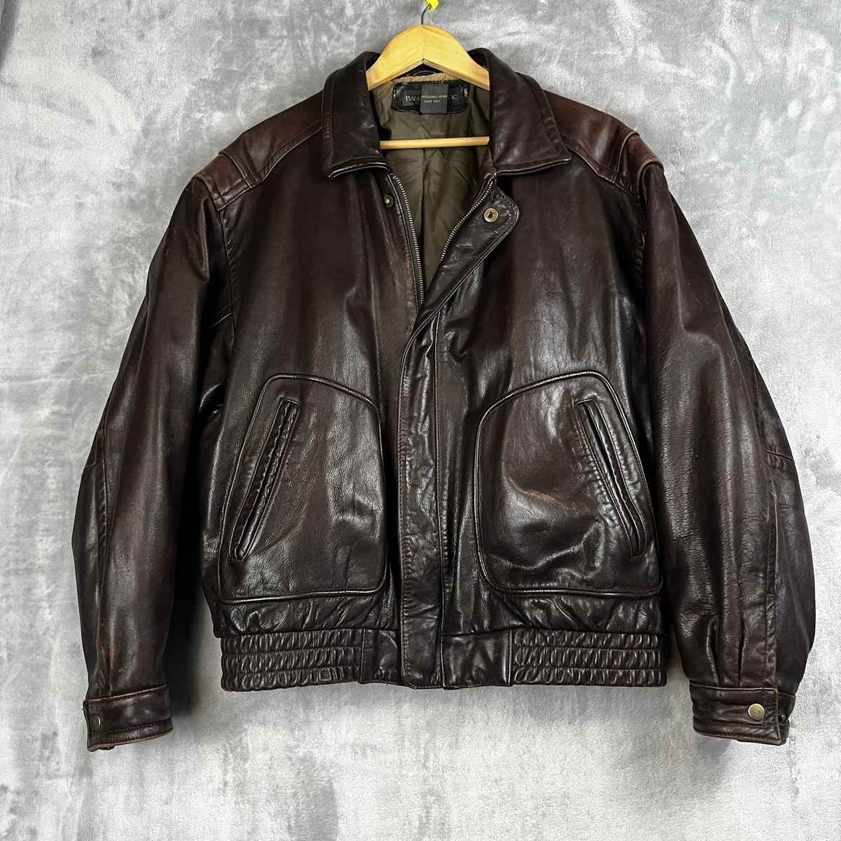 banana republic leather bomber jacket products for sale | eBay