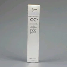 IT Cosmetics-Your Skin But Better- CC+ Full Coverage Cream SPF50- 1.08oz- New