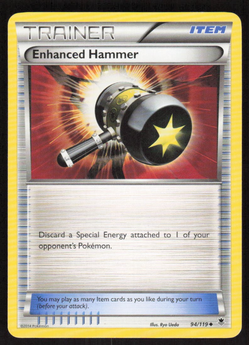 Pokemon Enhanced Hammer Uncommon 94/119 XY - Phantom Forces LP