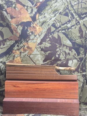 New Custom Made Turkey Box Call Made From Sapele With Zebrawood Paddle 