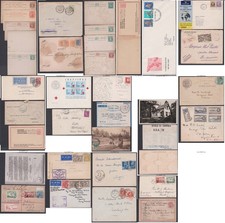 World  covers collection, First flights, Airgraph, Censor, etc. 1860-1965 joblot