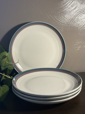 Set of 4 Vintage Pfaltzgraff ''Juniper'' 10'' Dinner Plates Made in USA