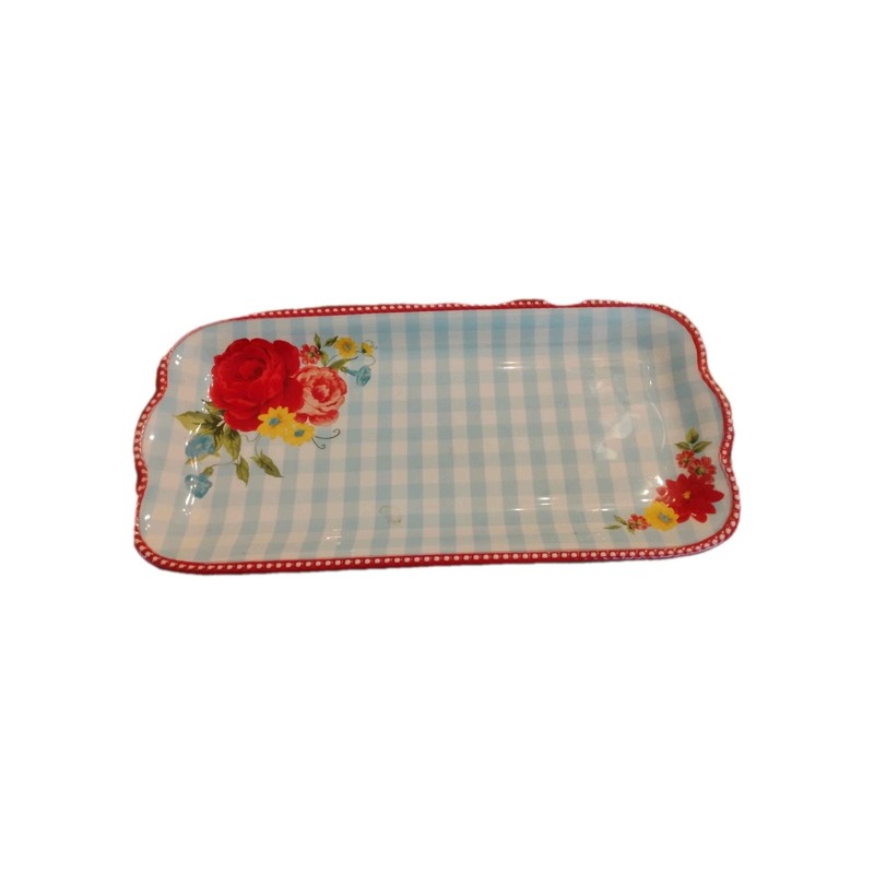 Pioneer Woman ~ Floral ~ 14.1"w X 6.7," D Rectangular Tray 🆕