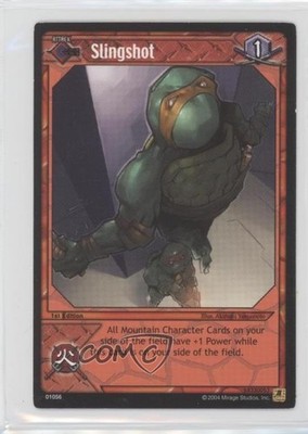2004 Teenage Mutant Ninja Turtles TCG 1st Edition Slingshot #56
