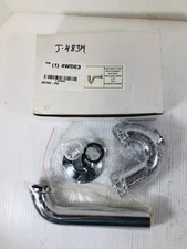 Zurn Z8700-PC Cast P-Trap with Cleanout, 1-1/4" 17 Gauge Arm Polished Chrome