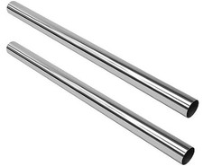  Universal 5'' Custom Exhaust Straight Pipe Stainless Steel T304 5 Inch 2PCS