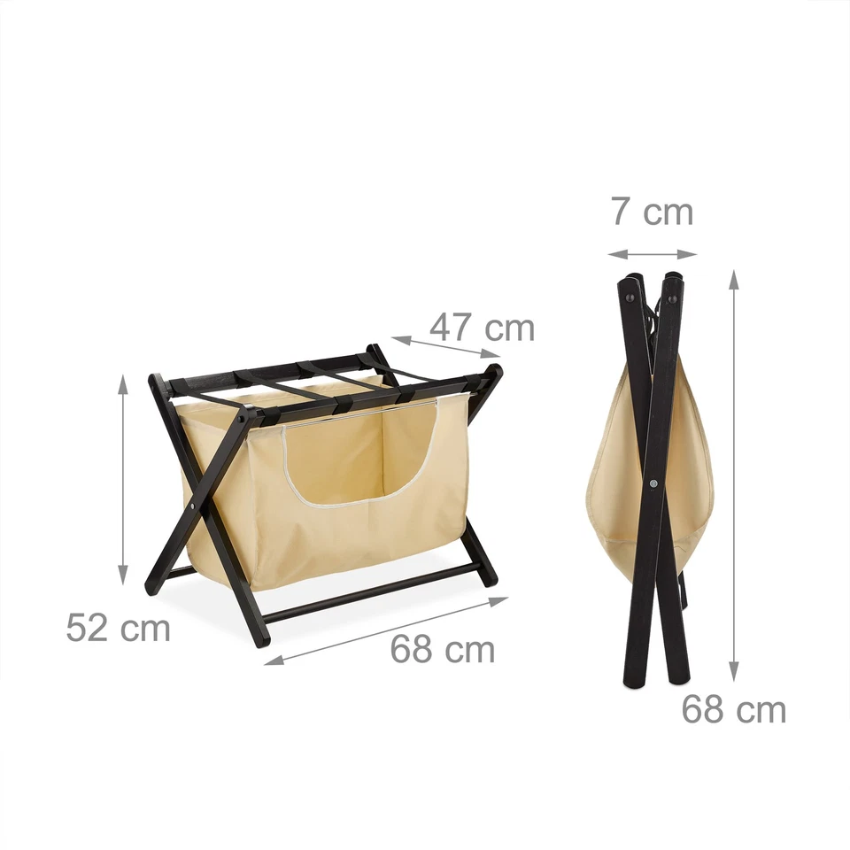 Kofferständer Kofferbock Gepäckablage Kofferhocker Luggage Rack klappbar - Bild 4 von 4