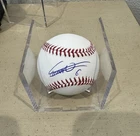 Vladimir Guerrero Jr Signed OMLB Baseball Beckett Authenicated Rare Rookie Auto