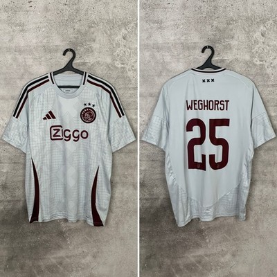 AJAX 2024 2025 THIRD FOOTBALL SHIRT #25 WEGHORST ADIDAS TRIKOT GR XL