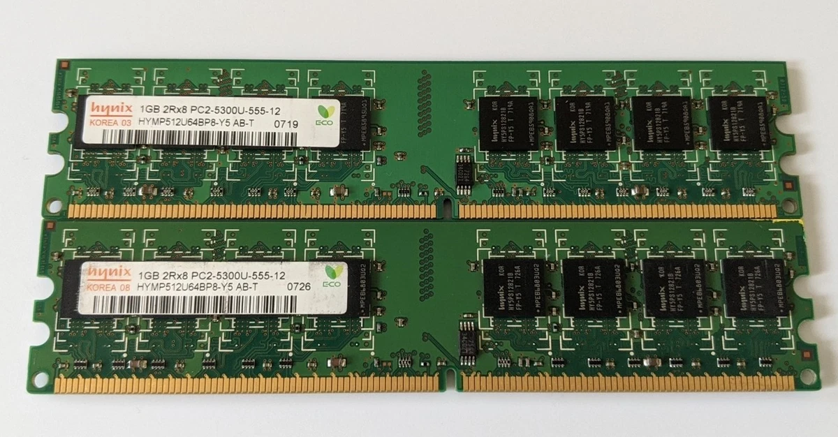 Preços baixos em Hynix PC2-5300 DDR2-667 1 GB de memória (RAM