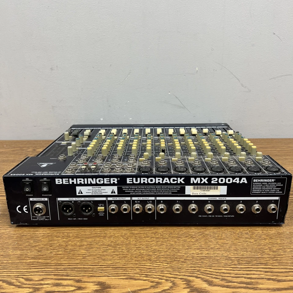 Behringer Eurorack MX 2004A Analog Mixer - Image 4 of 4