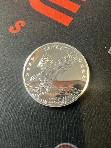 1985 Liberty American Double Eagle 1 Troy Oz .999 Fine Silver Round Proof