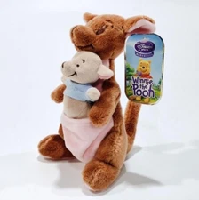 NEW Disney Kanga Mum And Roo Plush Toy Winnie The Pooh Kangaroo Stuffed Animal