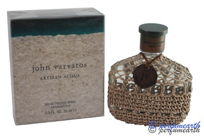 Artisan Acqua By John Varvatos 2.5/2.6oz./75ml Edt Spray For Men New In Box 