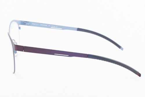 Orgreen CONNAISSEUR 384 Matte Bordeaux / Mat Dusty Blue Titanium Eyeglasses 50mm - Picture 3 of 3