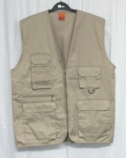 New Result Work-Guard Mens Large Multi Cargo Pocket Vest Outdoor Waistcoat