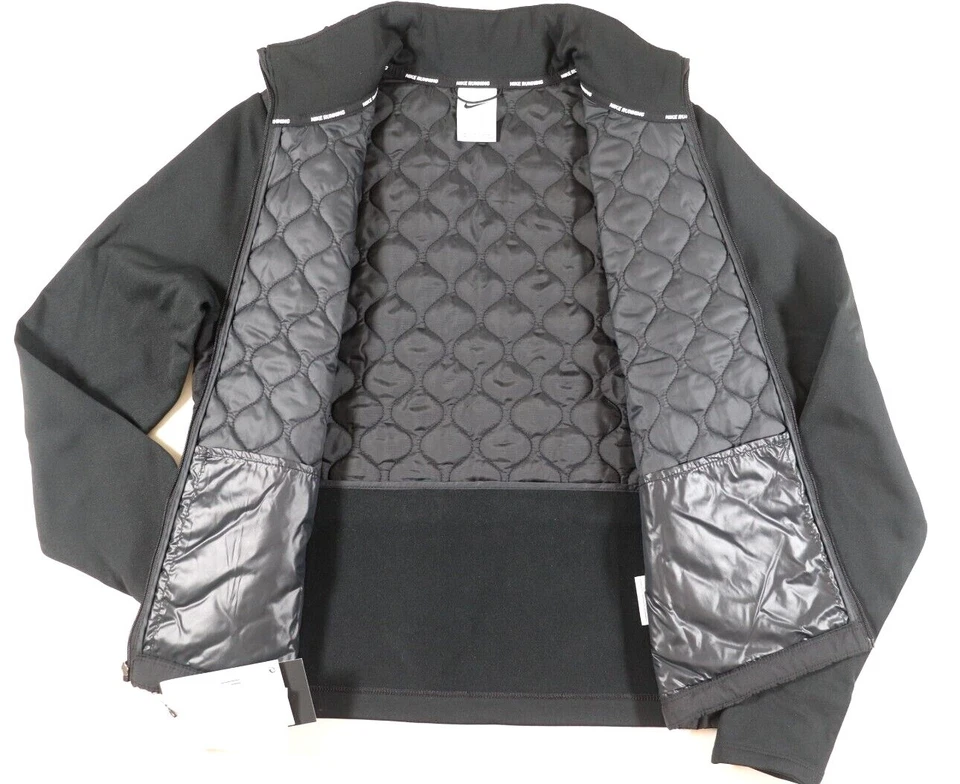 NIKE AEROLAYER INSULATED PADDED REPEL RUNNING JACKET BLACK DM1532-010 WOMEN S - Image 3 of 4