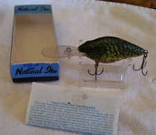 BEAUTIFUL VINTAGE LAZY IKE NATURAL IKE LURE 04/10/19pot BOX NID25 BG TOUGH COLOR