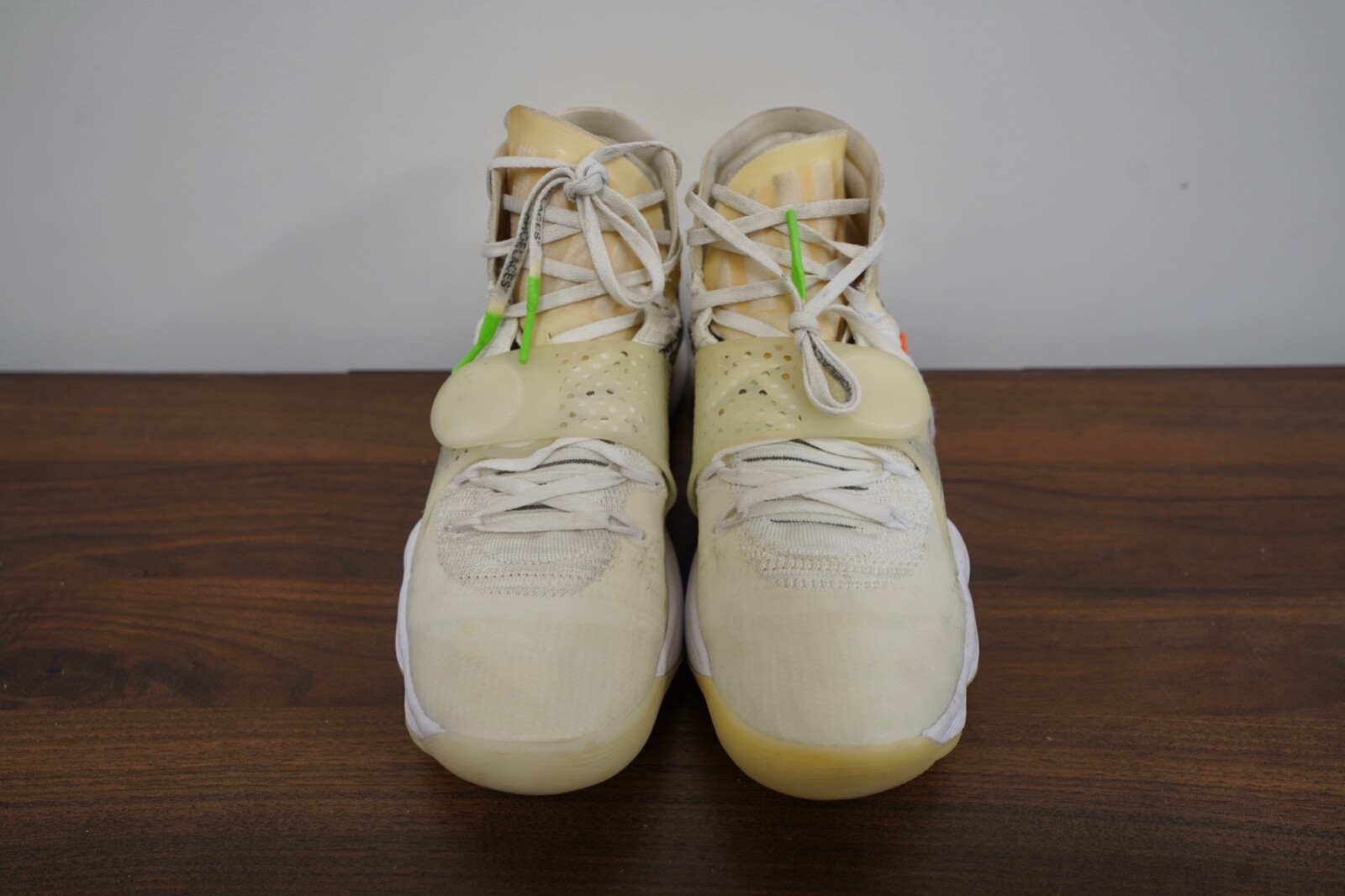 2017 Nike React Hyperdunk Flyknit Off-White size … - image 3