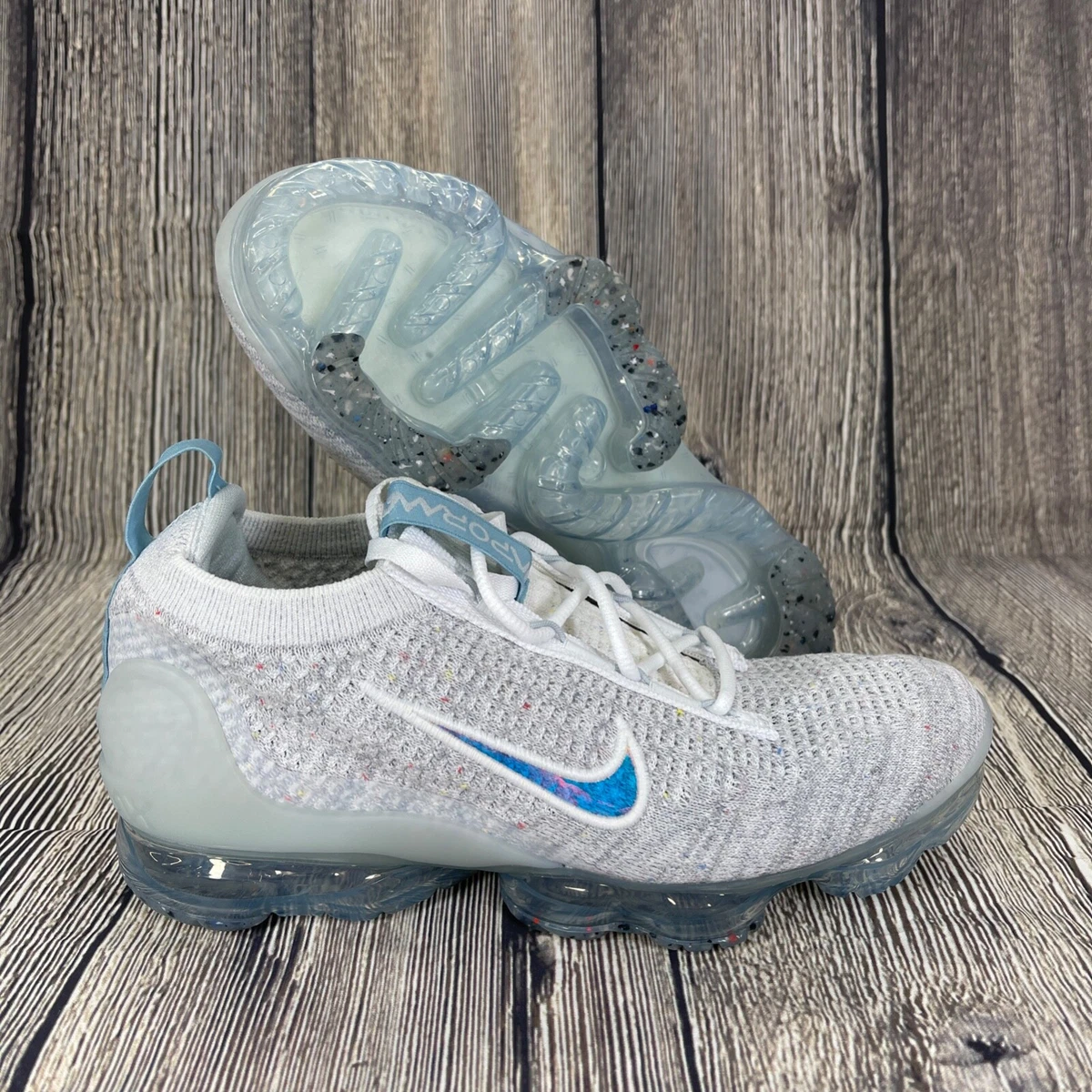 Vapormax clear cheap blue