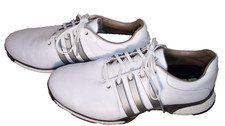 Adidas Tour 360 XT Boost sz 10.5 White Leather Golf Shoes BD7123