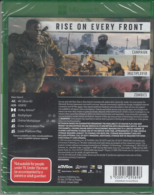 Call of Duty Vanguard Xbox One and Series X COD Brand New Sealed w