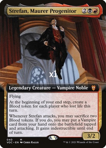 MTG CMD: Innistrad: Crimson Vow VOC Strefan, Maurer Progenitor MINT (SELECT) - Picture 4 of 4