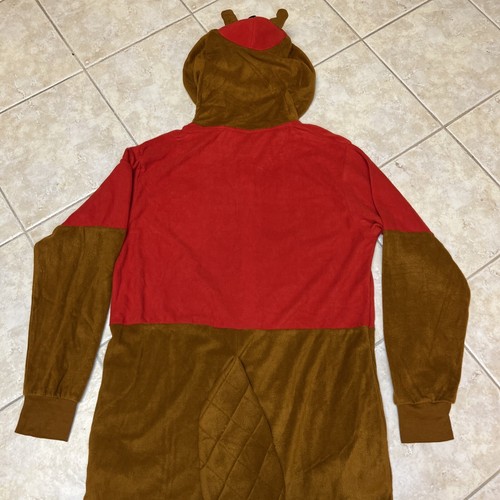 Pigiama costume intero Buc-ee's Beaver Mascotte Buc Union Body Suit L/XL nuovo con etichette - Foto 13 di 16