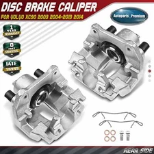 2x Rear Left and Right Disc Brake Caliper w/ Bracket for Volvo XC90 2003-2014