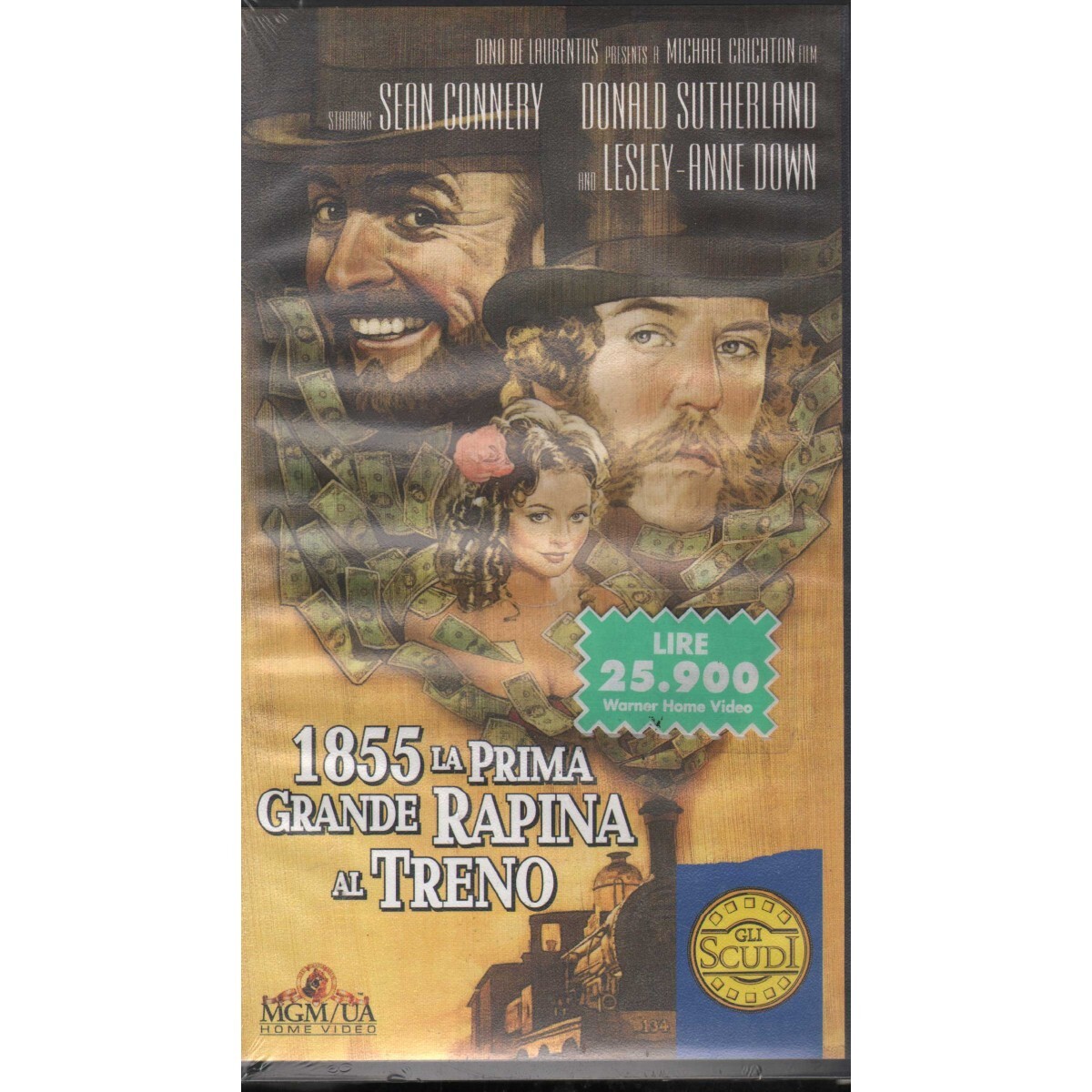 1855 The First Great Train Robbery VHS Michael Crichton PIV99226 Sealed